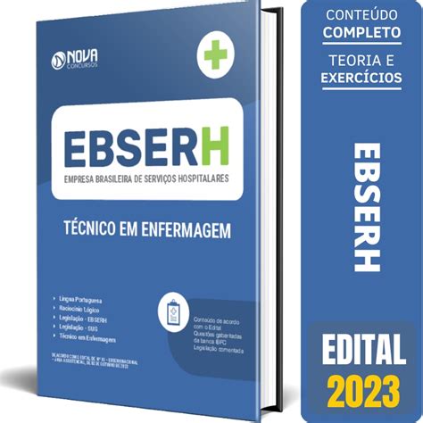 Apostila EBSERH 2025 Técnico em Enfermagem Shopee Brasil