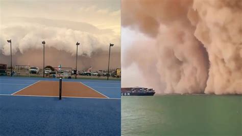 Tormenta De Arena En Guaymas Sorprende A Turistas Se Viralizan Varios