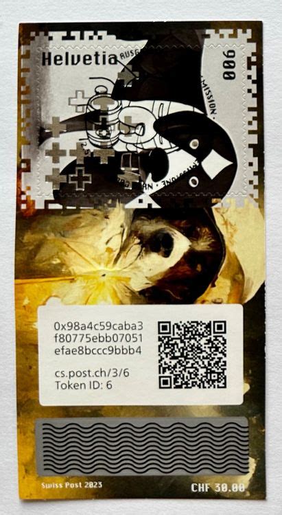 Swiss Crypto Stamp Id Milo Mit Et Vollstempel Kaufen Auf Ricardo