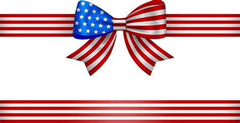 bow and ribbon with american flag colors 2517339 Vector Art at Vecteezy