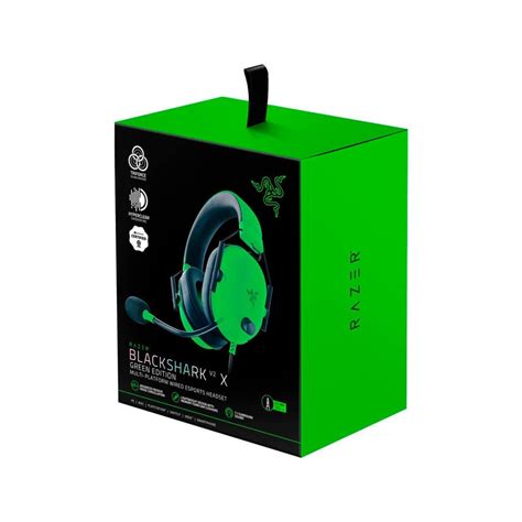 Audifono Gamer C Microf Razer Blackshark V2 X 7 1 Green Edition Model