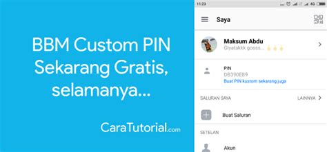 Cara Buat BBM Custom PIN Cantik dan Unik secara GRATIS! - caratutorial.com