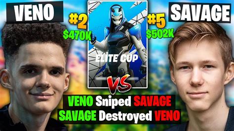 When Fortnite Pros Fight Eachother In Elite Cup Mrsavage Vs Veno