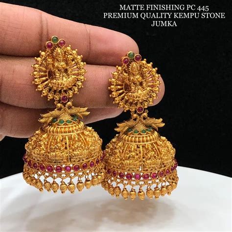 Latest Gold Jhumka Buttalu Designs With Weight And Price Gold