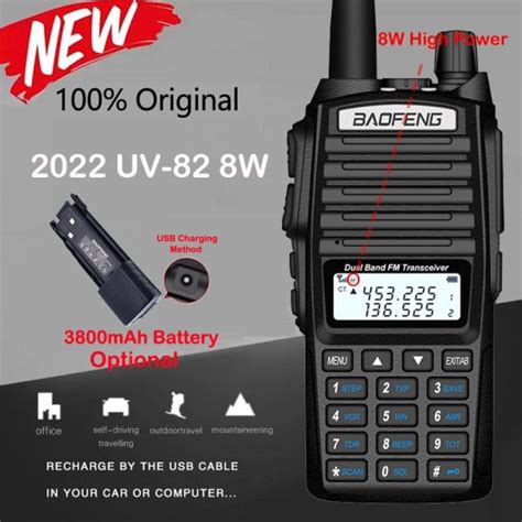 Baofeng Uv Plus W Tri Power W Walkie Talkie Dual Band