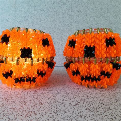 Jack O Lantern Bead Etsy