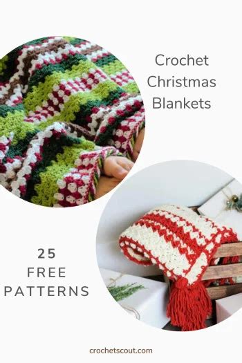 25 Best Crochet Christmas Blankets: All Free Patterns