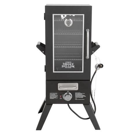 Smoker Grill Barbecue BBQ Large Outdoor Upright Vertical Cooker Black ...