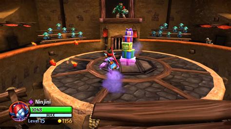 Skylanders Giants Special Ninjini Arena Challenges 4 Present