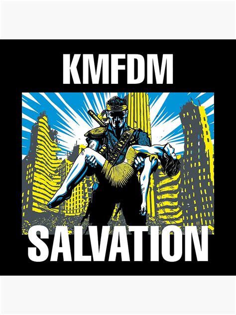 "KMFDM the album Cover-KMFDM our time will come" Sticker by seonlherman ...