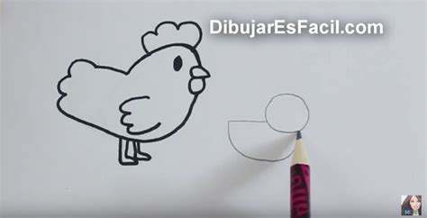 Gallina Facil De Dibujar Para Niños Como Dibujar Un Pollito Y La Mama