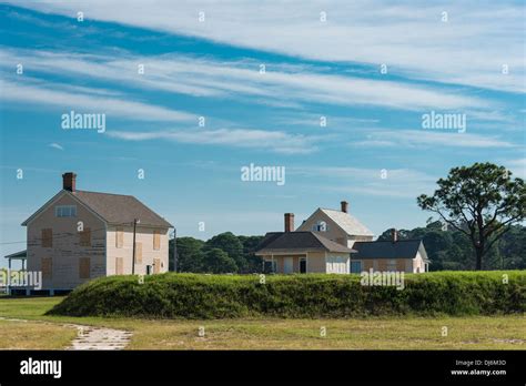 Wooden structures, Fort Morgan State Historic Site, Fort Morgan ...