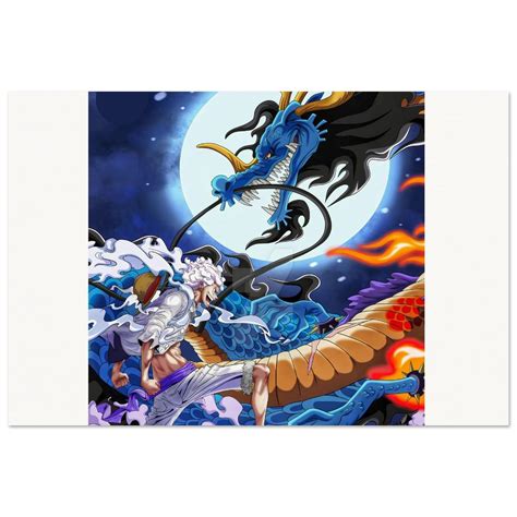 Luffy Aka Joyboy Vs Kaido - Etsy