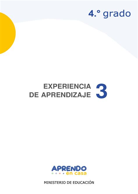 Experiencia DE Aprendizaje Nº 3 EXPERIENCIA DE APRENDIZAJE MINISTERIO