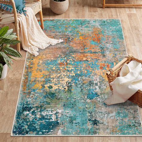 Amazon Lahome Modern Abstract Area Rug X Soft Rug For Bedroom