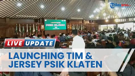 Bupati Klaten Sri Mulyani Launching Team Jersey PSIK Klaten Untuk