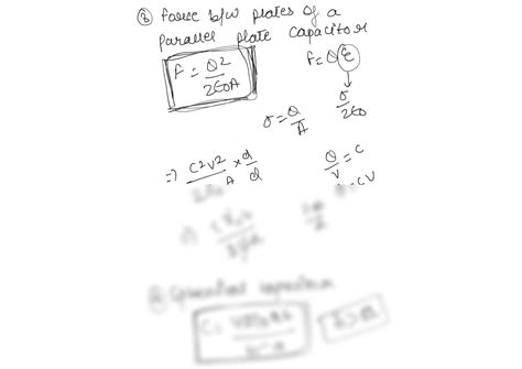 Solution Formula Sheet Of Capacitor For Neet Jee Studypool