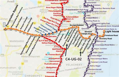 Bids Invited For Chennai Metro Line 4s 1st Underground Section The