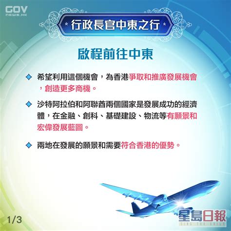 李家超率逾30人代表团赴中东访问觅商机 指两地金融创科等愿景符港优势 星岛日报