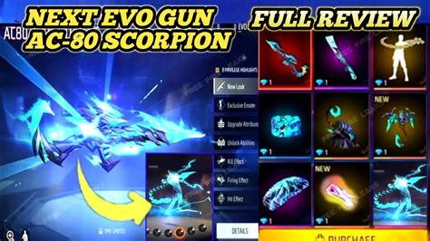 Bocoran Evo Gun Ff Terbaru Evo Gun Ac Scorpion Ff Next Bundle Ff