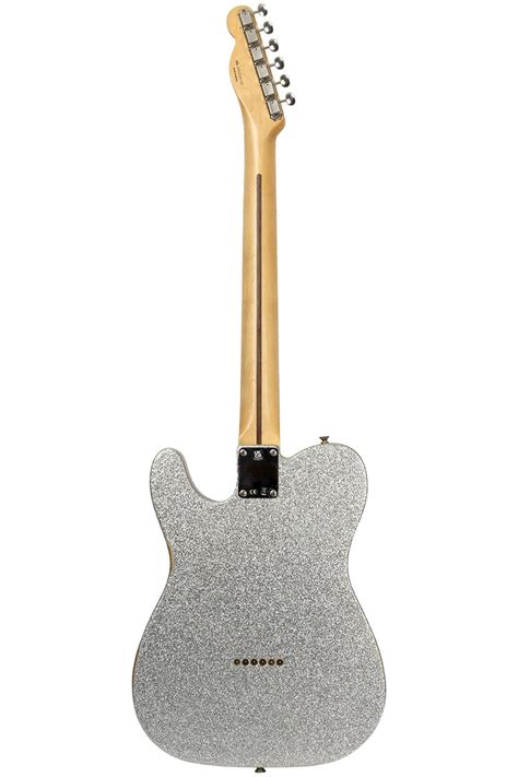 2022 Fender Brad Paisley Road Worn Telecaster Silver Sparkle Guitars Electric Solid Body