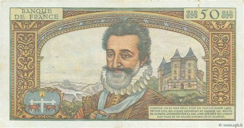 50 Nouveaux Francs HENRI IV FRANCE 1959 F 58 02 P25 0277 Banknotes