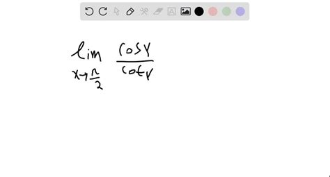 Solved Determine The Limit Of The Trigonometric Function If It Exists