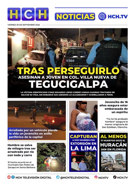 Portada Hch De Septiembre De Hch Tv