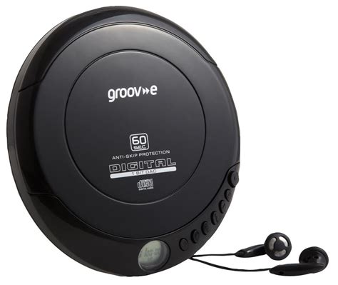 Gv Ps Bk Groov E Retro Personal Cd Player Black Cpc