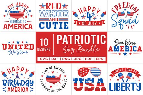 Patriotic SVG Design Bundle