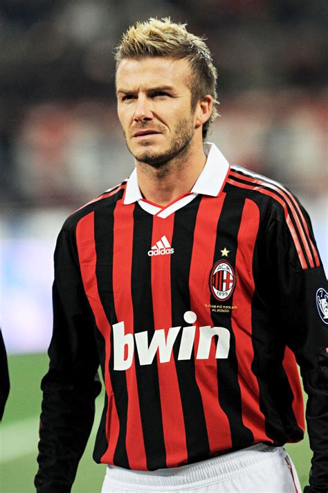 David Beckham Picture 57 Ac Milans Midfielder David Beckham Before