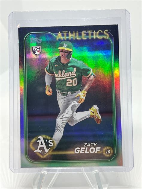 Topps Series Zack Gelof Rainbow Foil Parallel Rookie Athletics