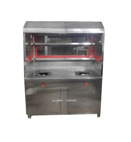 Stainless Steel And Glass Chinese Food Display Counter At Rs Square