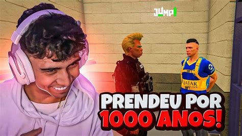 JILSU PRENDE WEB BANDIDO POR 1000 ANOS E 100 CRIMES GTA RP LUCAS