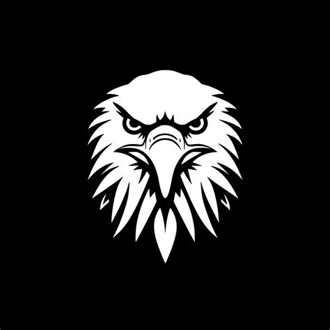 Eagle, Black and White Vector illustration 30764432 Vector Art at Vecteezy