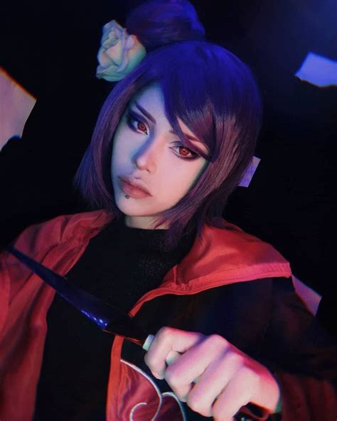 F De Naruto Fez Um Cosplay Apaixonante Da Konan Konan Cosplay Naruto