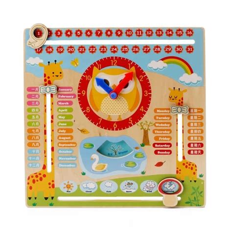 Classic Calendar Kids Calendar | Pre School Board Games for Kids Educational & Learning Toys-in ...