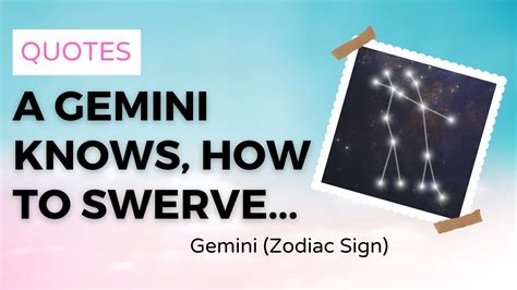 12 Famous Gemini Zodiac Sign Quotes Pillowquotes 🚀 Youtube