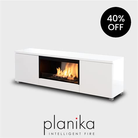 Free Standing Fireplace Modern Eco Bioethanol Fires Naked Flame NZ