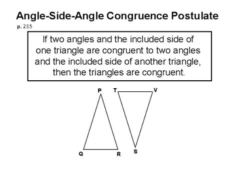 Advanced Geometry Triangle Congruence Lesson 2 Proving Triangles