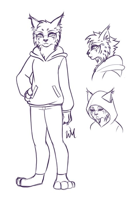 How To Draw A Cat Fursona Kerstin Odonnell