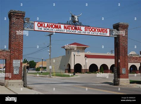 The Oklahoma National Stockyards Cattle Market At Stockyards City Oklahoma City Oklahoma Usa