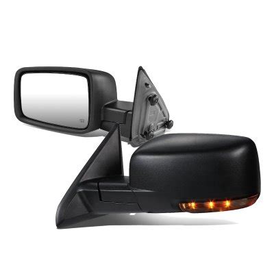 Dodge Ram 1500 2013 2018 Power Heated LED Signal Side Mirrors