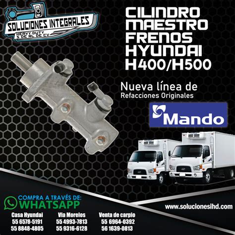 Cilindro Maestro Frenos Hyundai H H Soluciones Ihd