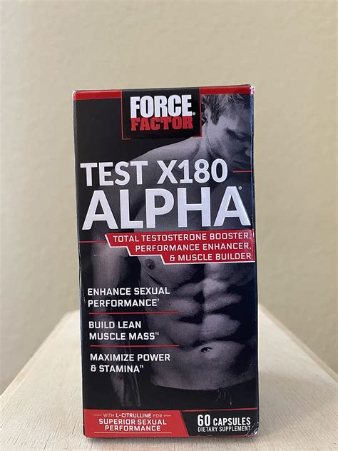 Prueba X Alpha Total Testosterona Booster Para Hombres Con Semillas