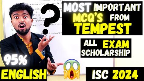 Isc Most Important Mcq S From Tempest Most Probable Mcq Free