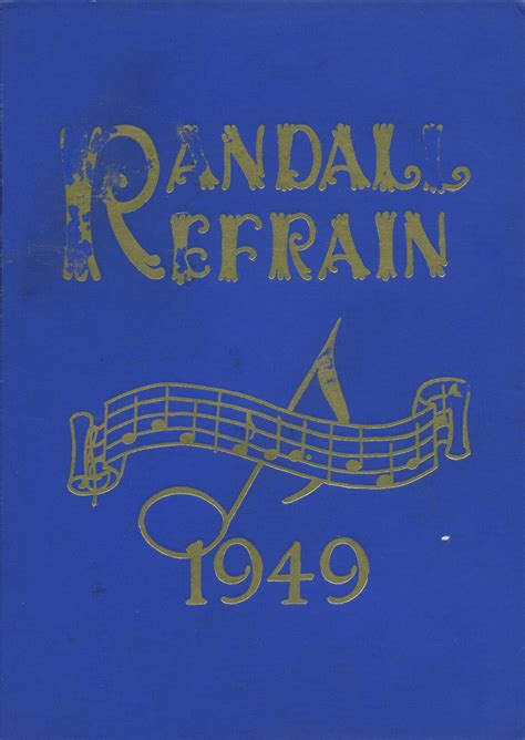 1949 yearbook from Randall High School from Randall, Iowa for sale