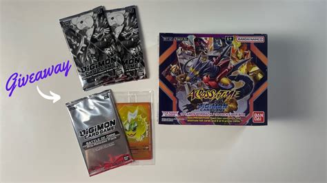 Digimon BT12 Across Time Booster Box Opening YouTube