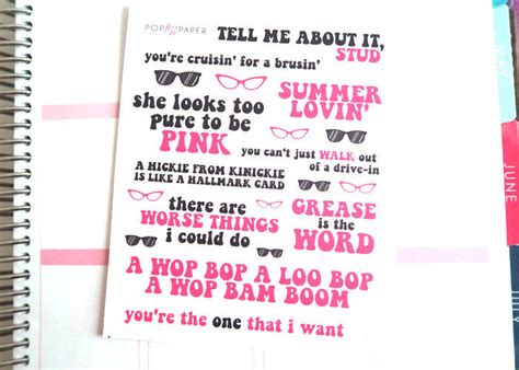 Grease Pink Ladies Quotes