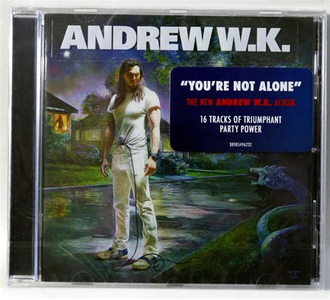 ANDREW W K You Re Not Alone CD 2018 FOLIA 15095285915 Sklepy